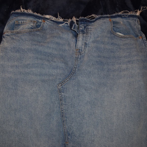 Wild Fable Jean Skirt - Picture 2 of 9